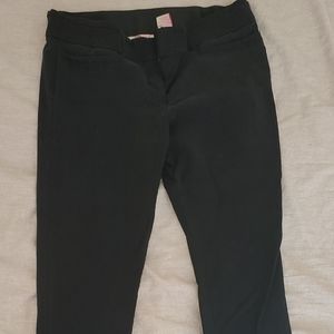 Skinny Leg Dress Pants Capris